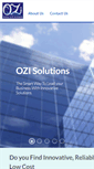 Mobile Screenshot of ozisolutions.com